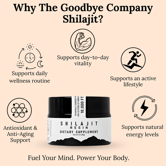 The Goodbye Company Organic Himalayan Shilajit Resin