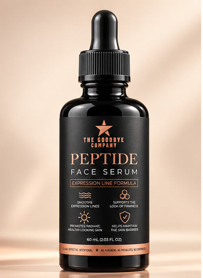 The Goodbye Company Peptide Face Serum bottle