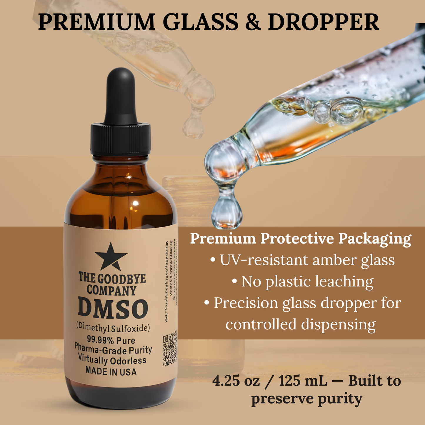The Goodbye Company DMSO Pure Dimethyl Sulfoxide Solvent