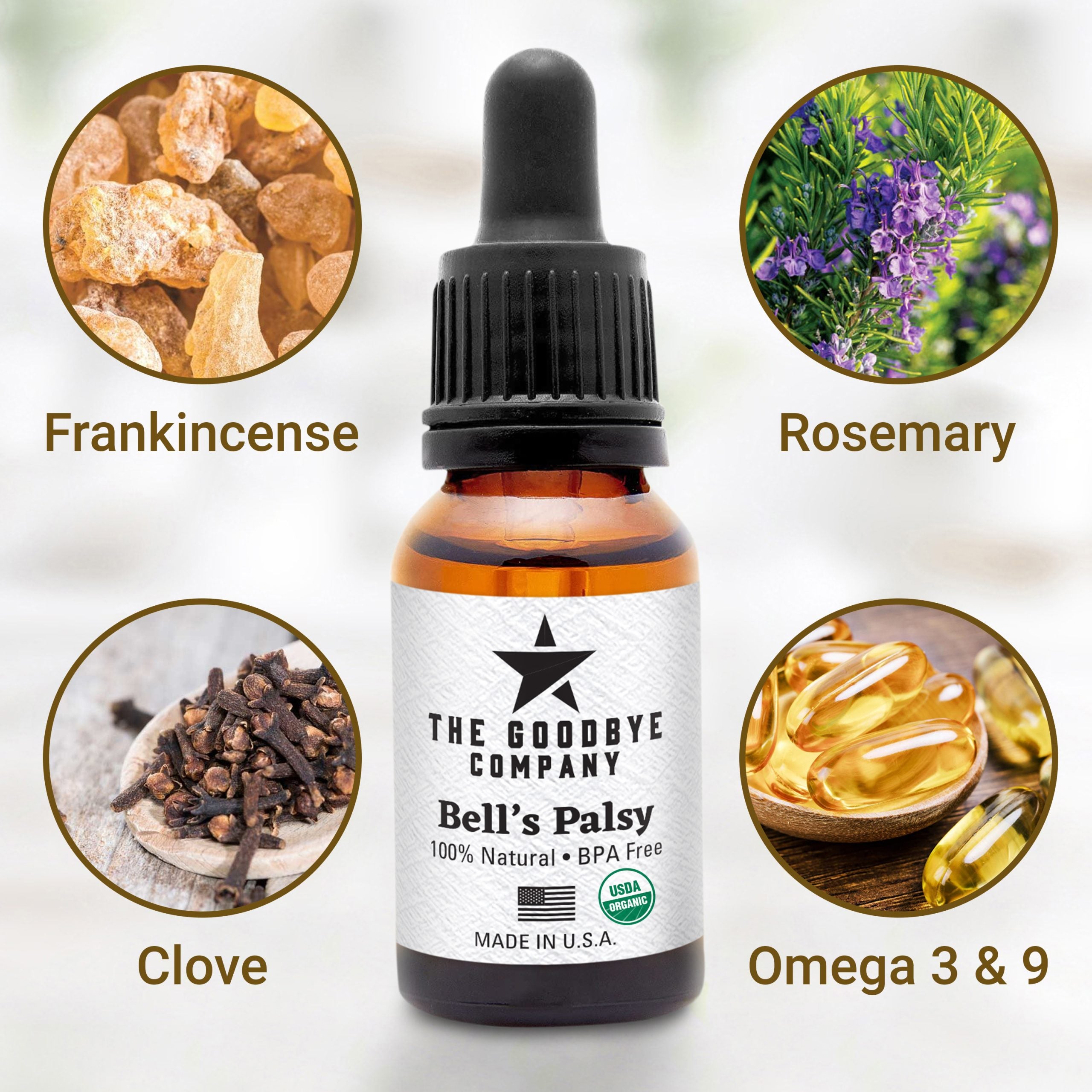 The Goodbye Company Bell’s Palsy | Omega 3 & 9 Oils