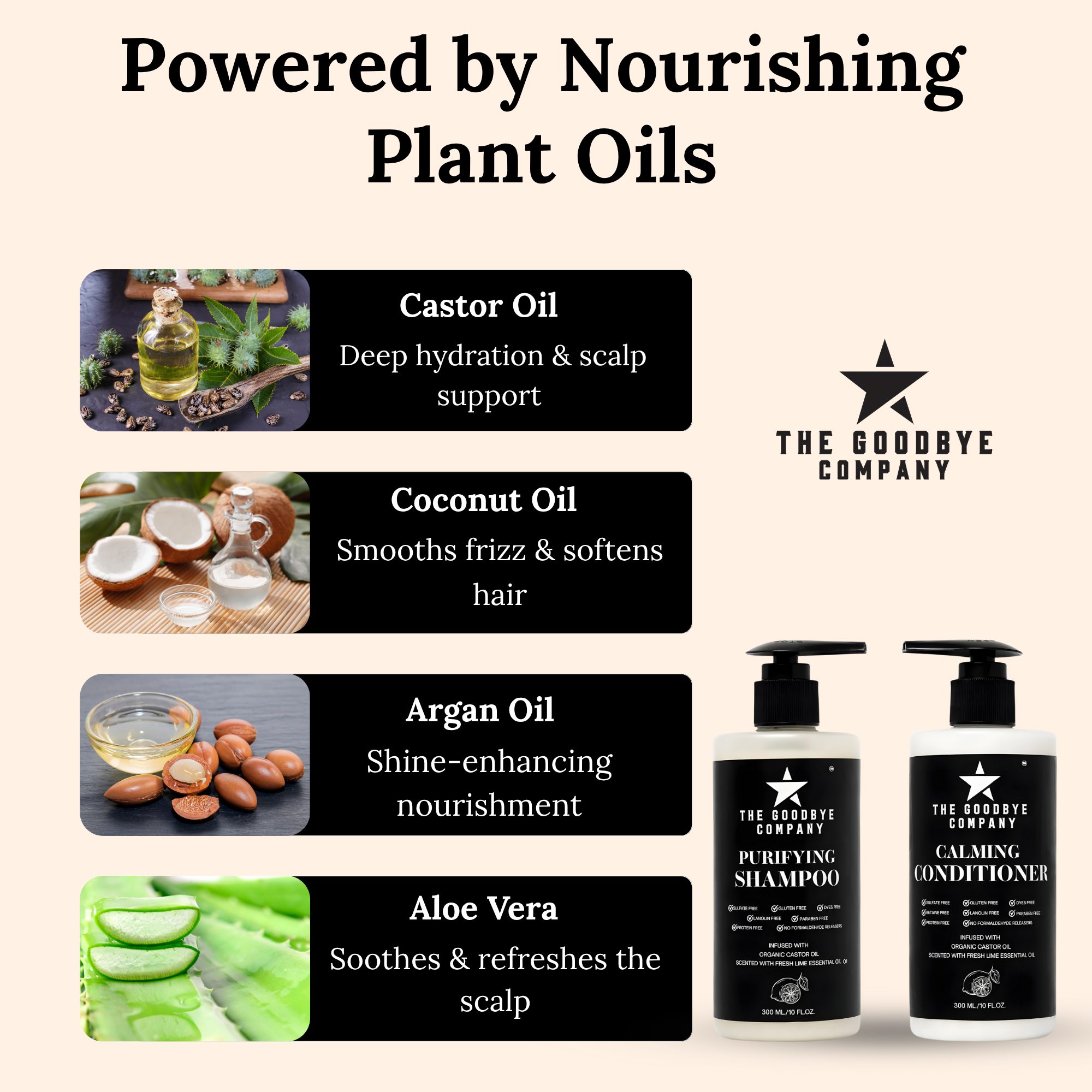 The Goodbye Company Shampoo and Conditioner Set