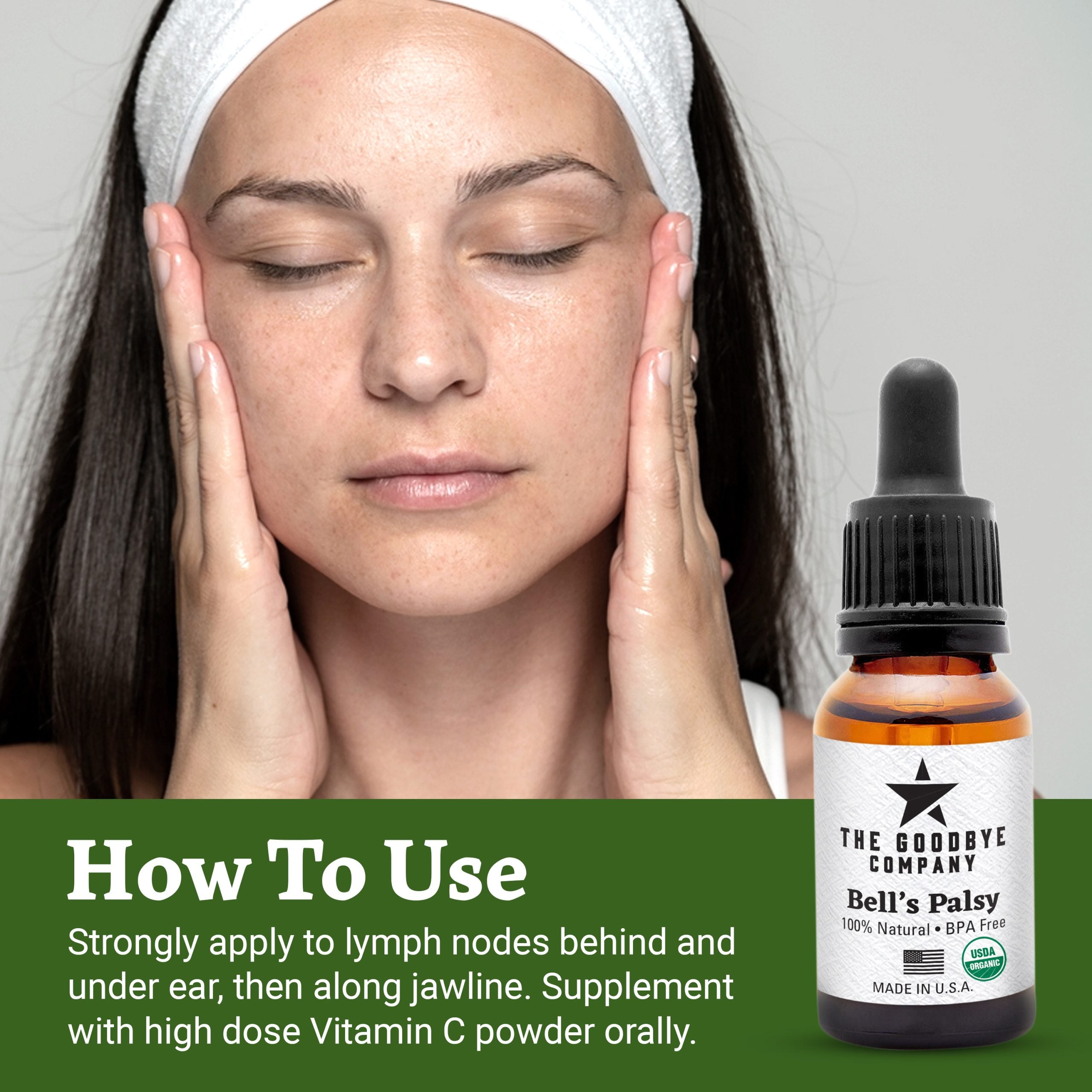 The Goodbye Company Bell’s Palsy | Omega 3 & 9 Oils