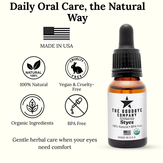 The Goodbye Company Ozonated  Eye Care Oil