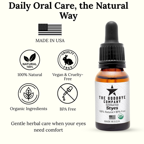 The Goodbye Company Ozonated  Eye Care Oil