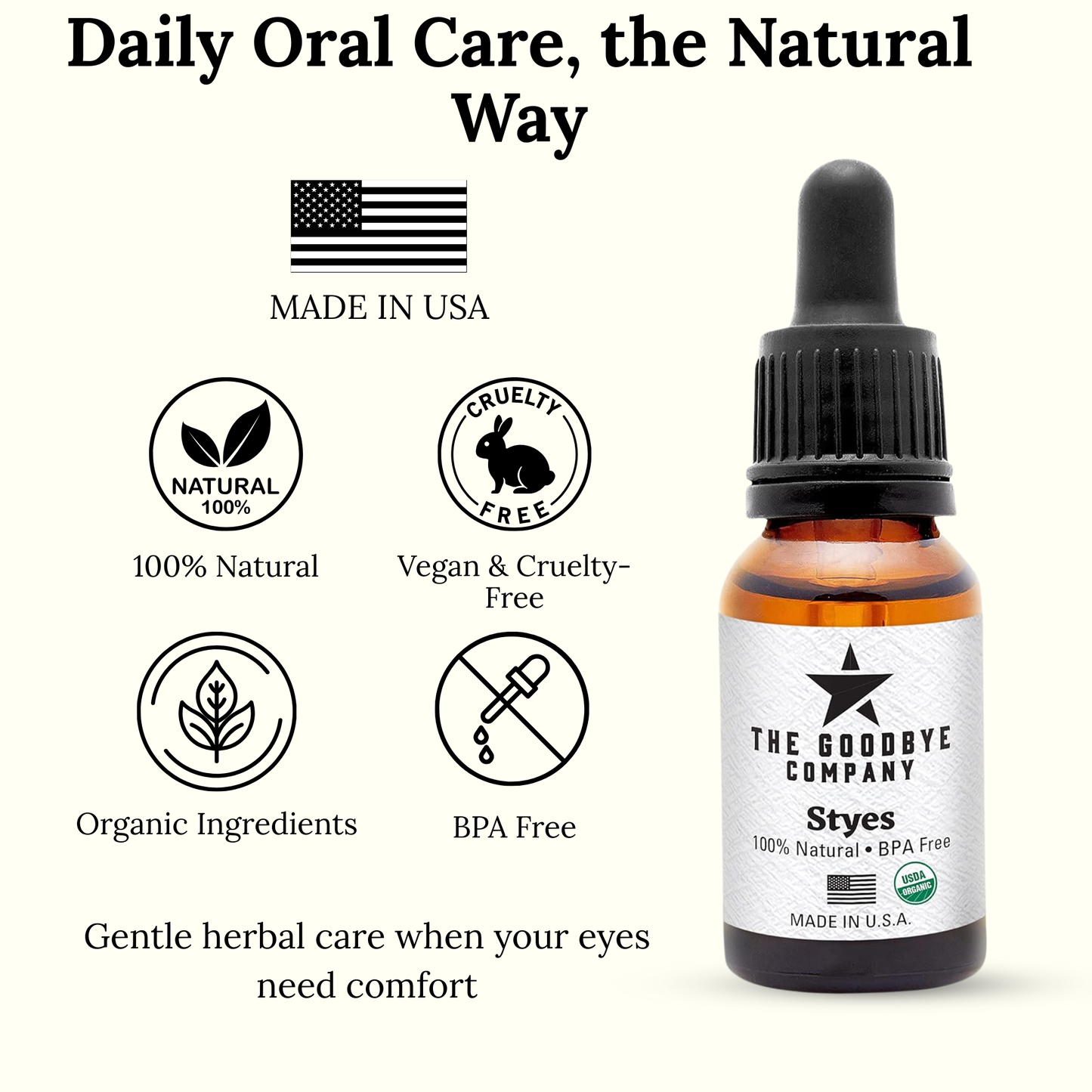 The Goodbye Company Stye Eye Care Oil