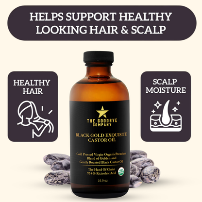 The Goodbye Company Jamaican Black and Gold Exquisite Castor Oil Blend