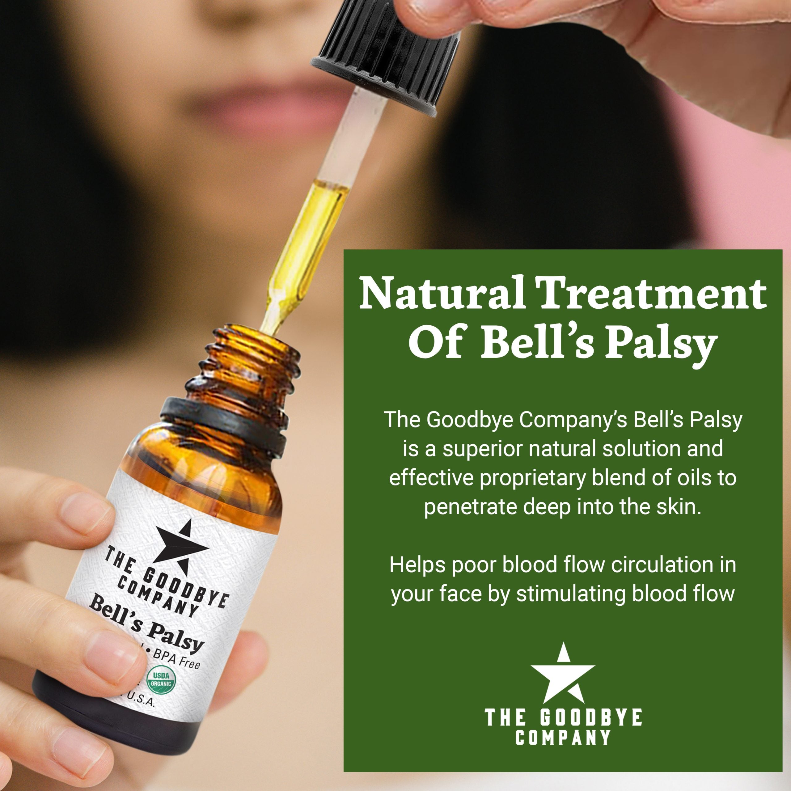 The Goodbye Company Bell’s Palsy | Omega 3 & 9 Oils