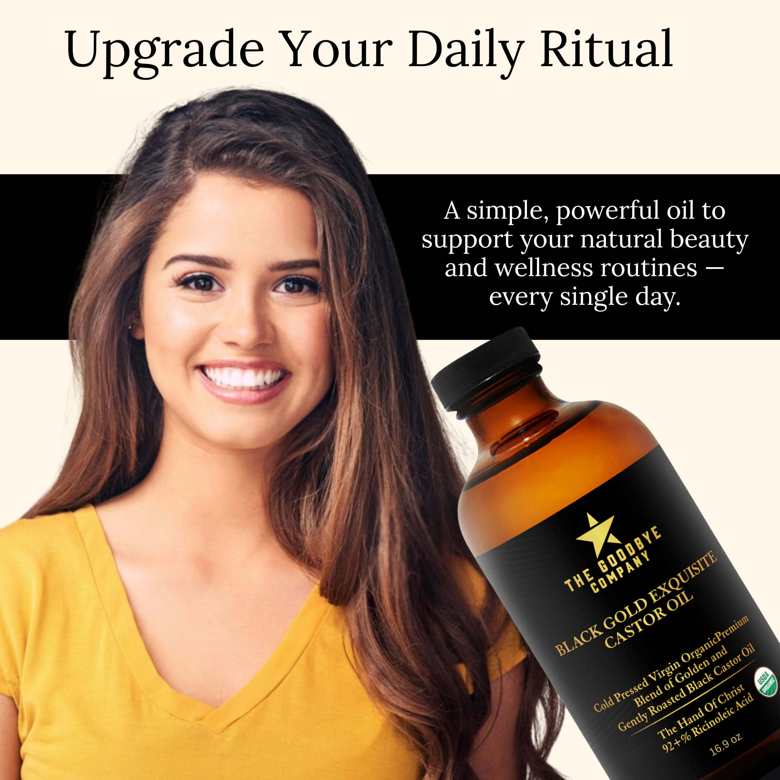 The Goodbye Company Jamaican Black and Gold Exquisite Castor Oil Blend