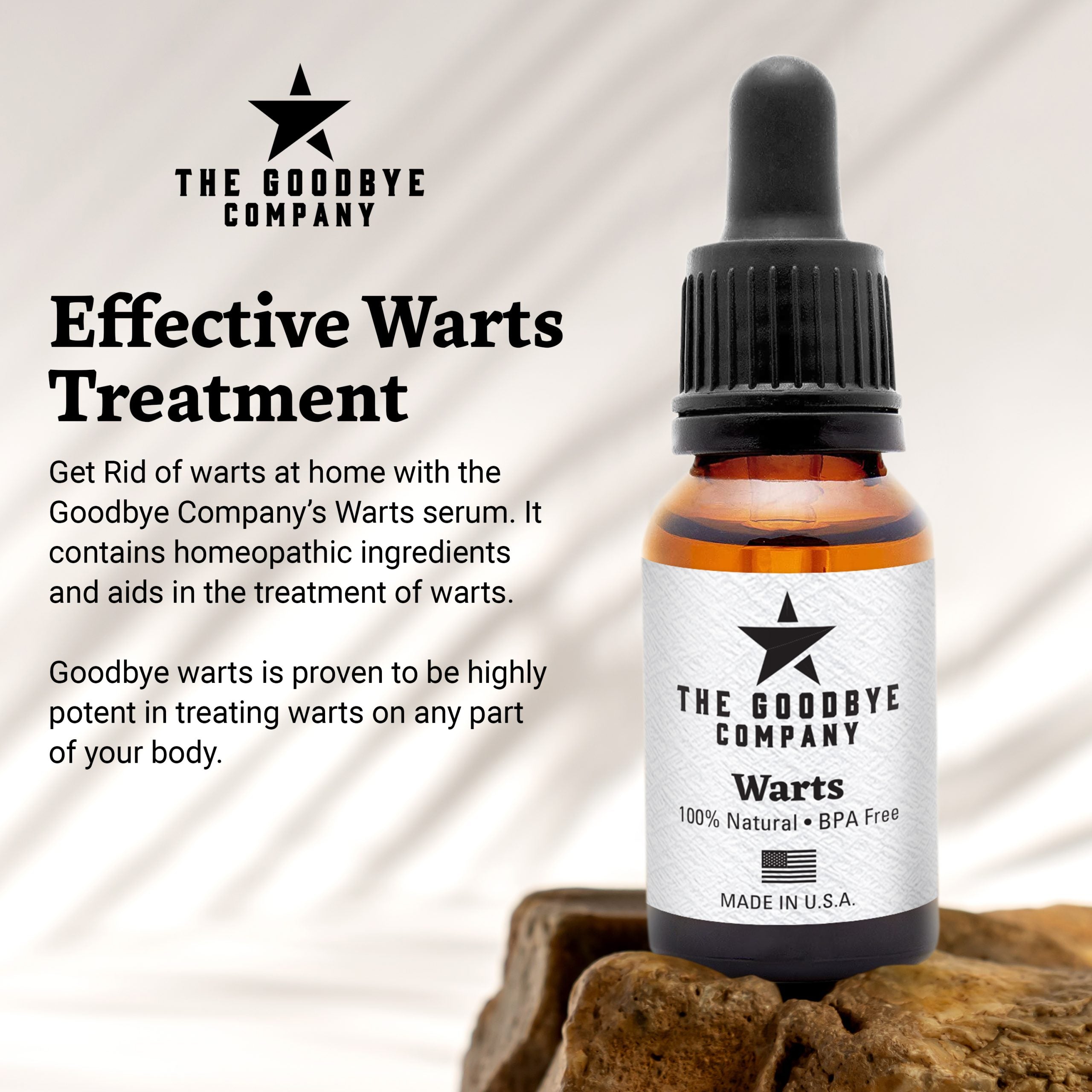 The Goodbye Company Effective Wart Remover