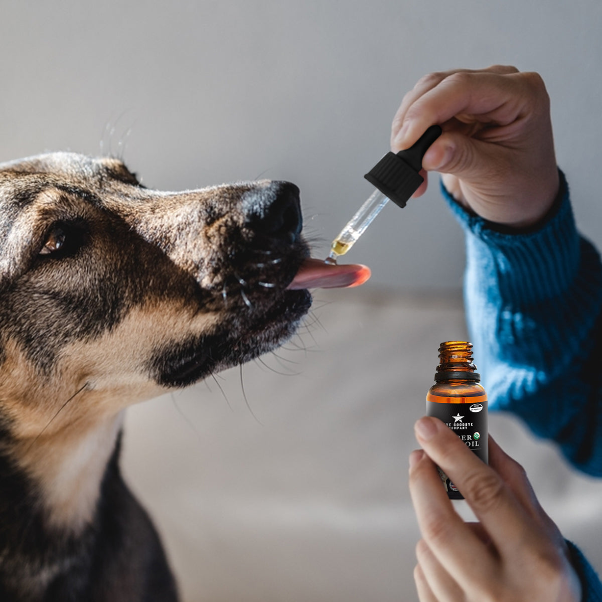 The Goodbye Company Super Hemp Oil for Dog & Cat Anxiety Relief [30ml]