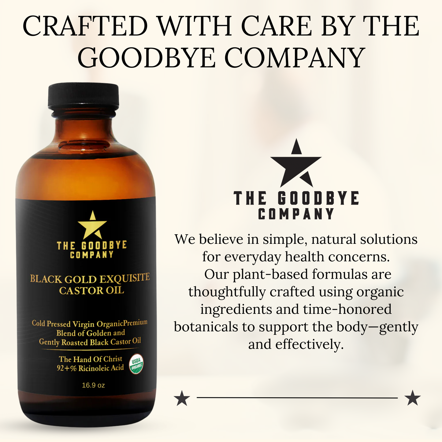 The Goodbye Company Jamaican Black and Gold Exquisite Castor Oil Blend