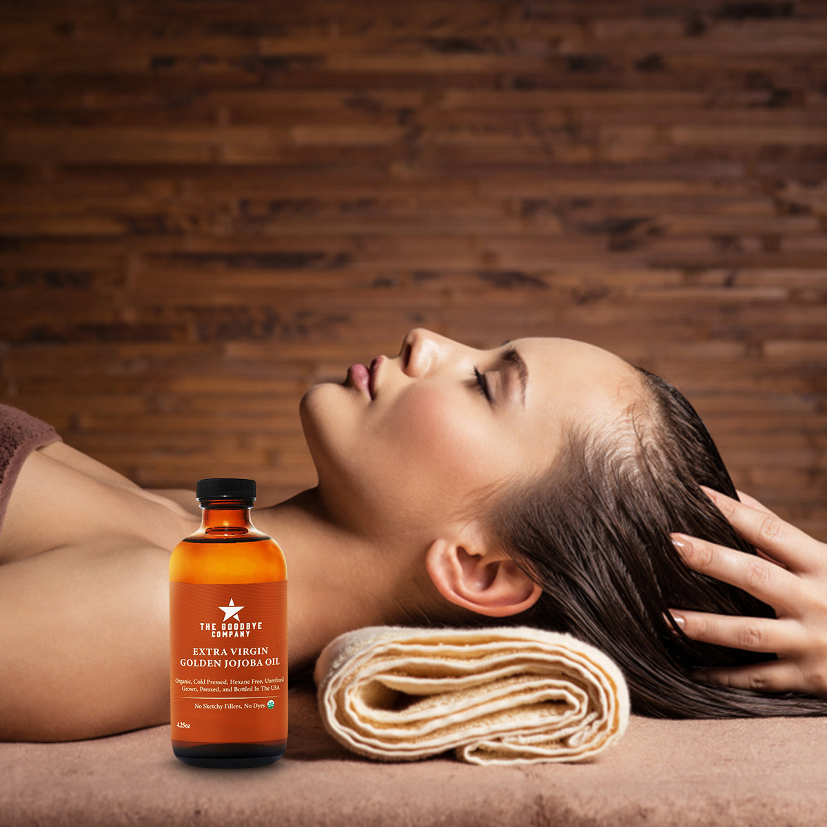 The Goodbye Company USDA Organic Extra Virgin Golden Jojoba Oil